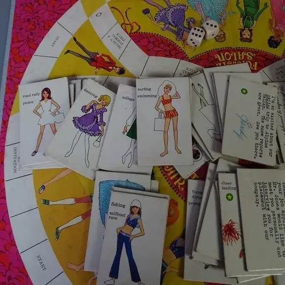 1969 What Shall I Wear Board Game Selchow & Righter - Picture 3 of 13